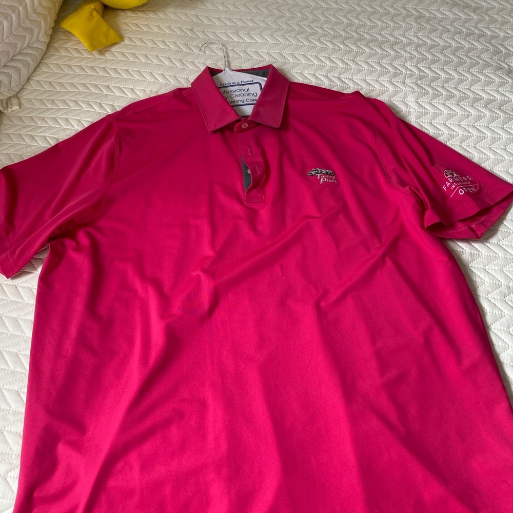 Puma Vibrant Pink Polo Shirt